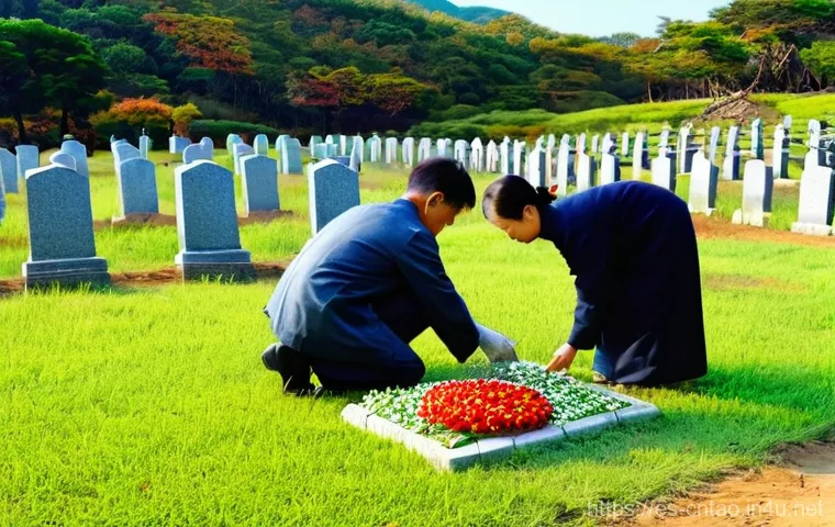 유교 제례 의식 - **Prompt 2: Multi-Generational Family Bowing During Charye**
    "A touching scene of a multi-genera...
